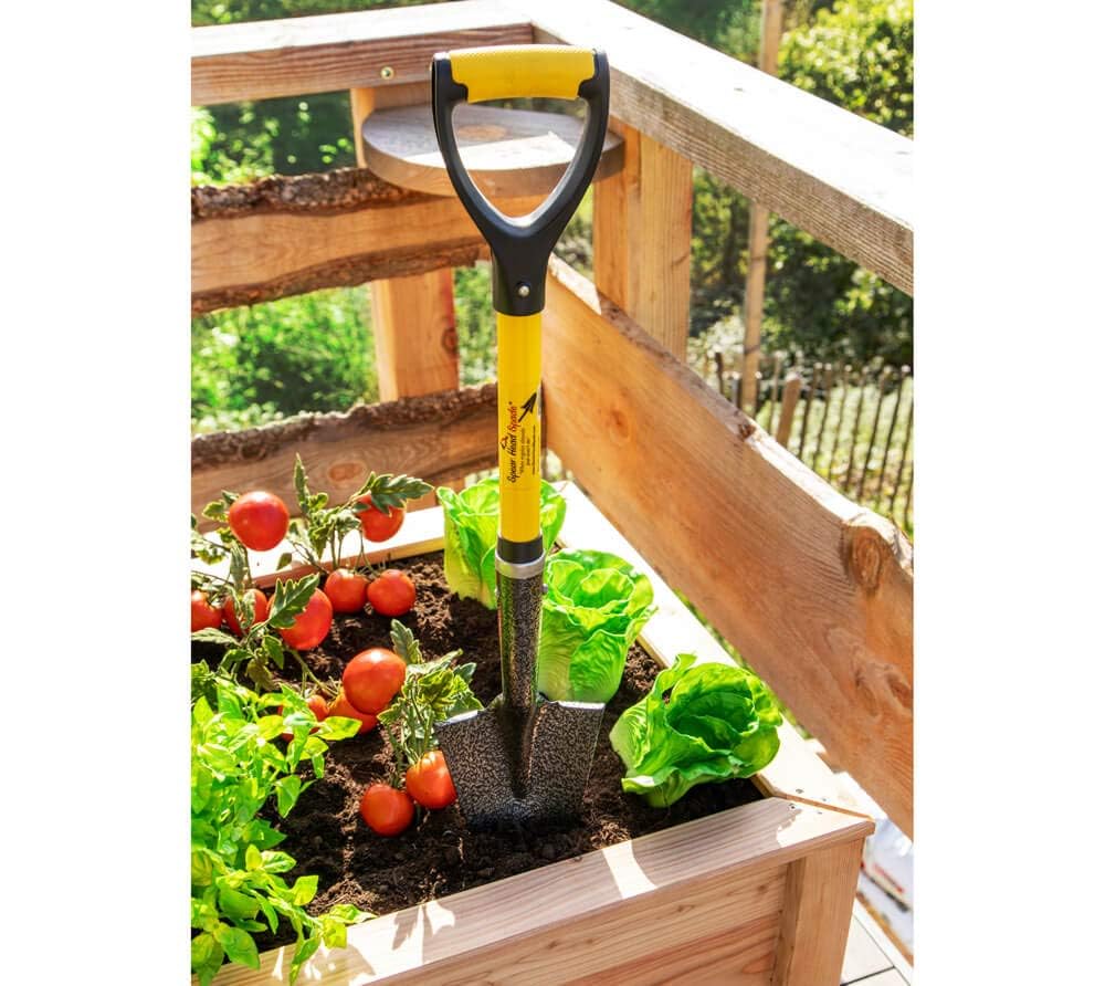 Spear Head Spaten - Verstärkte Fiberglas Gartenschaufel mit gepolstertem D-Griff - Preisgekrönte Schaufel - Modell SHFD2