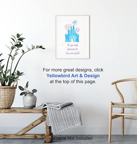 Miniatura 6 de World Castle Inspirational Quote Wall Decor Set -Motivational Room Decoration Wall Art - Poster Print for Boy, Girl Kids Bedroom - Gift for Women
