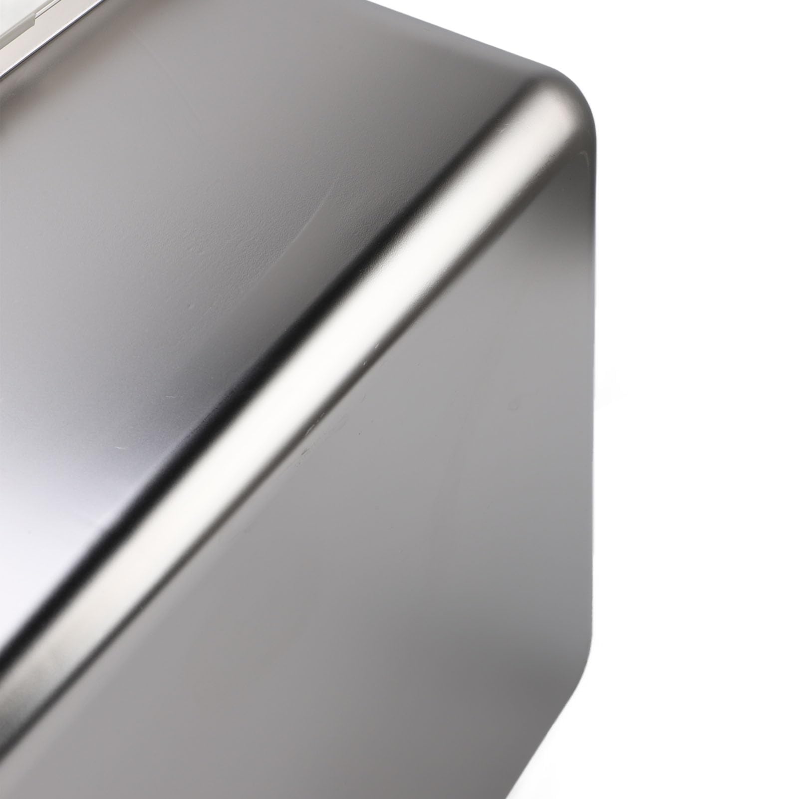Arenero para Gatos con Pala, Arenero para Gatos Abierto XXL, sin Tapa, Arenero para Gatos de Acero Inoxidable, Arenero para Gatos Autolimpiante con Borde Alto, a Prueba de