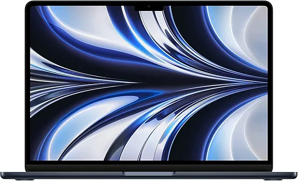 Apple 2022 MacBook Air with Apple M2 Chip, 13-inch, 8GB RAM, 256GB SSD Storage, Midnight (Renewed)