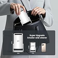 Vista 6 de Mini Proyector, Proyector Portátil con WiFi 6 y Bluetooth 5.4, Proyector Inteligente 4k HD de 160 ANSI, Compatible con Teléfono, TV Stick, Laptop