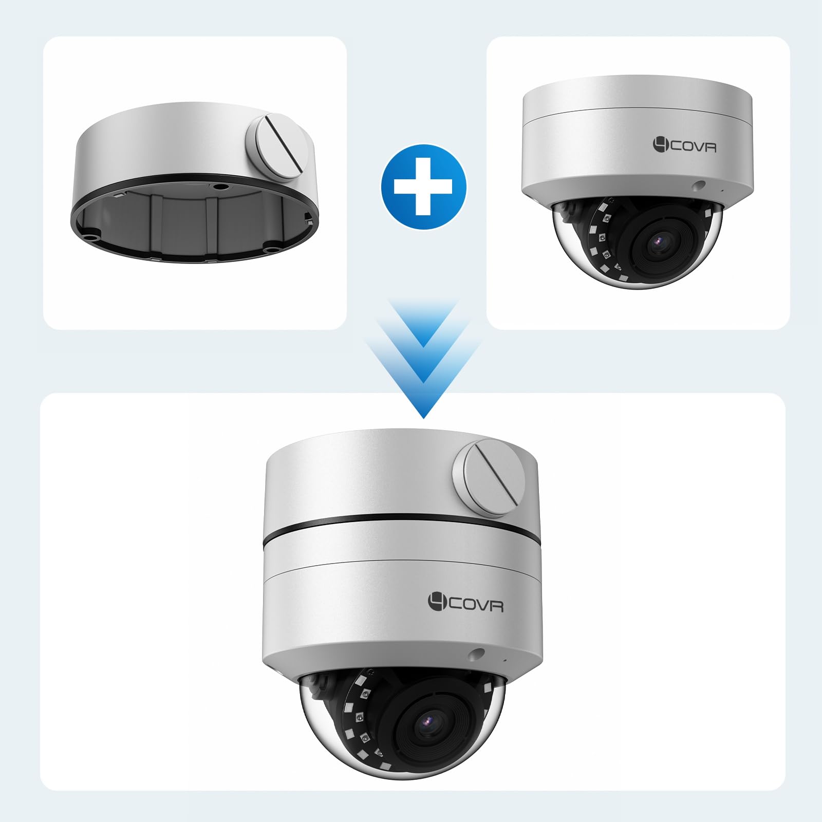 Amazon.com : 4COVR PoE Camera Junction Box, Metal Electric