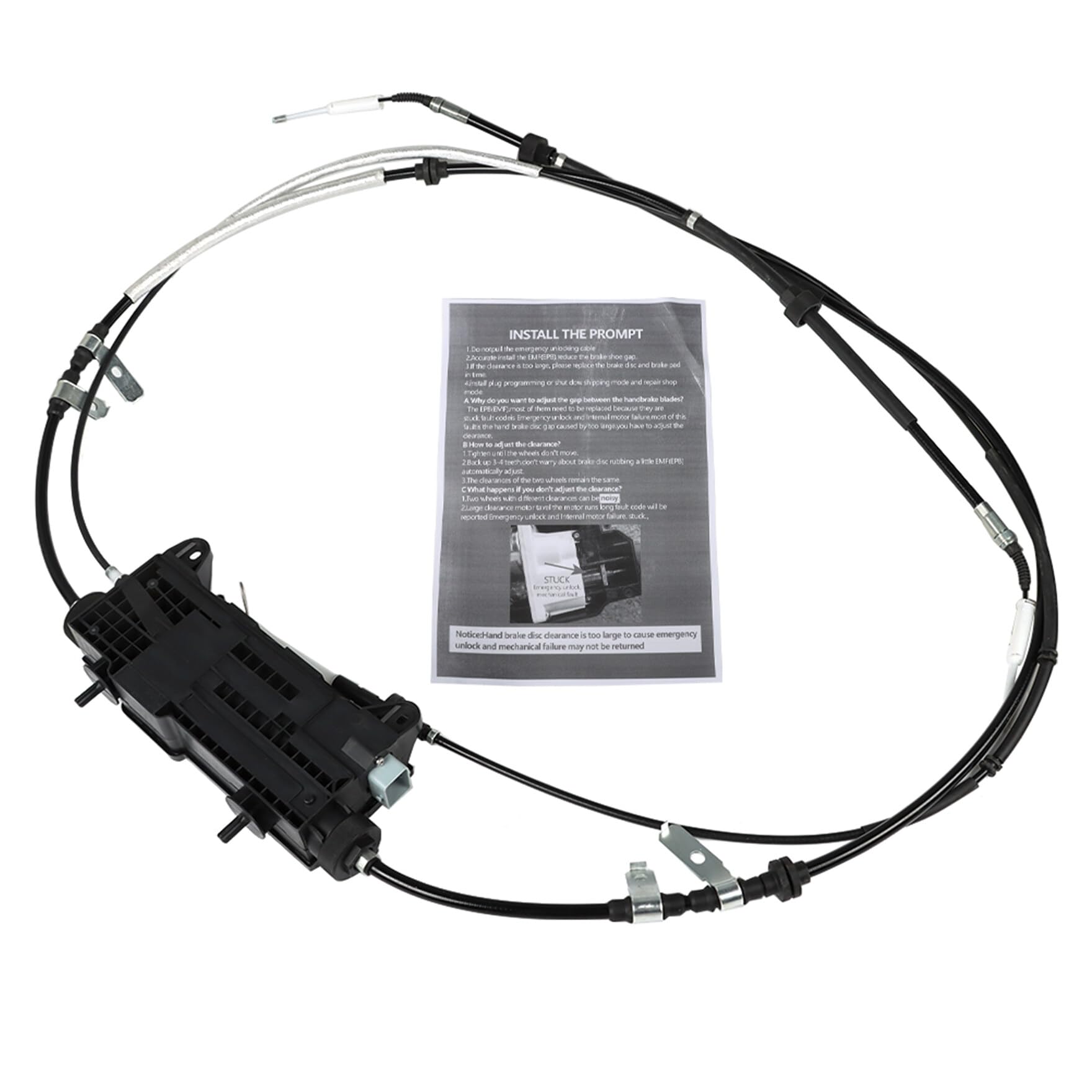 LR072318 Actuactor de freno de estacionamiento con cables de repuesto para Discovery 4 LR4 2010-2016 y Range Rover Sport 2010-2013