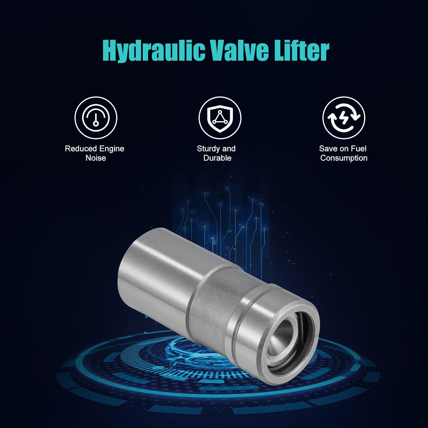 (OEM Parts) 16 PCS HT-900 Hydraulic Valve Lifter For 1963-1991 Ford 300 Country Sedan Bronco Country Squire E-150/ E-250/E-350 Econoline Wagon 3.9L 4.3L 4.7L 4.9L 5.0L 6.6L 7.0L 7.5L LIF4137