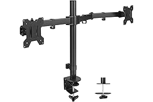 VIVO Dual Monitor Desk Mount for Enhancing Productivity