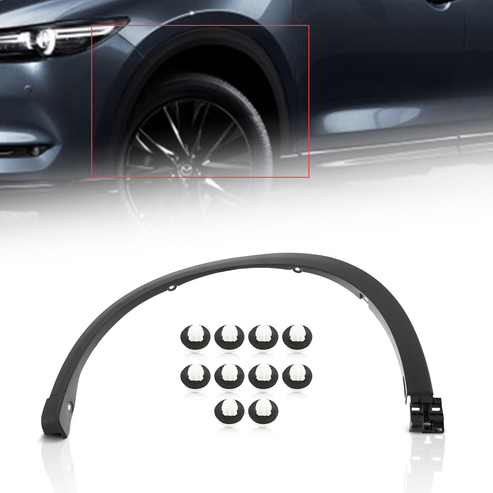 Amazon.com: KARPAL Front Fender Flare Wheel Arch Molding