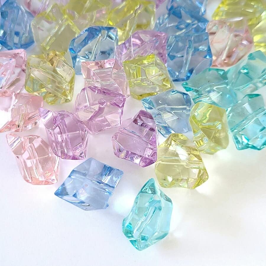 Amazon.co.jp: 【 10mm / 18個 】 ジェリービーズ いびつな菱形 クリア