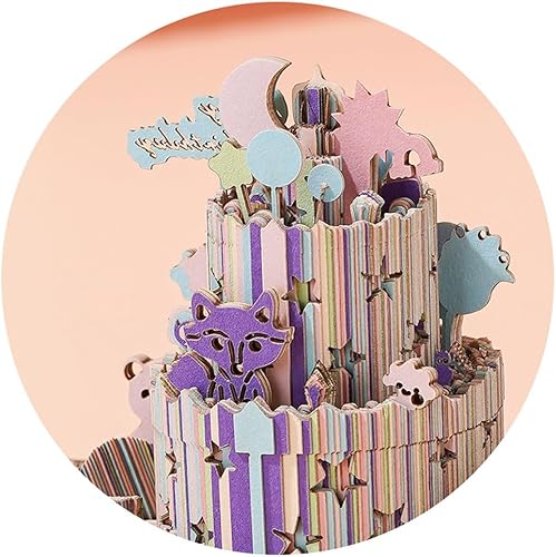 Miniatura 10 de Tastefully Bloc de notas 3D, 1 bloc de notas de arte tallado de 146 hojas para bricolaje, calcomanías creativas de dibujos animados, papeles,