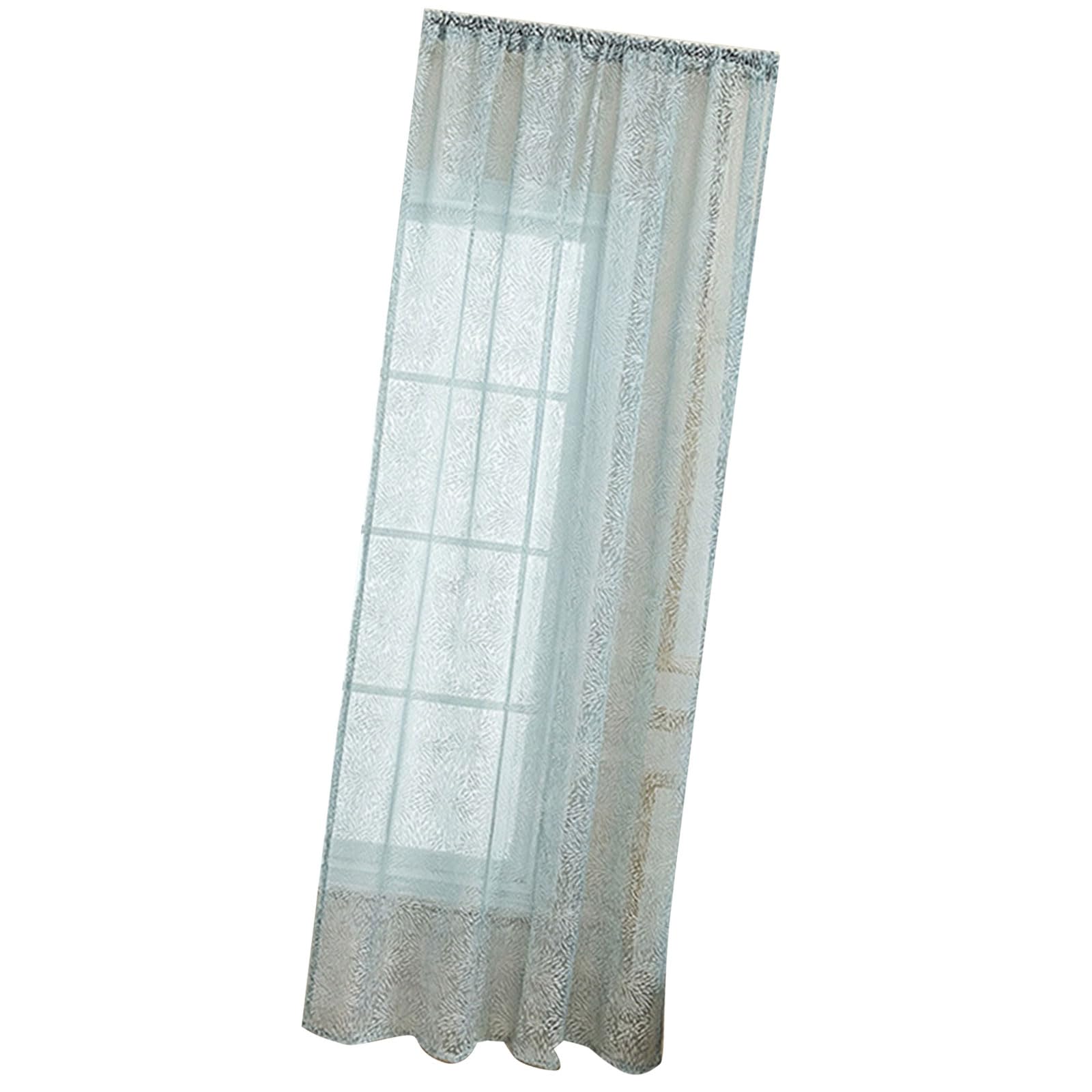 Jazuaiao Rod Pocket Designs Sheer Curtain for Quick Setups Enhancing Any Living Space Ambiances Rod Pocket Curtains
