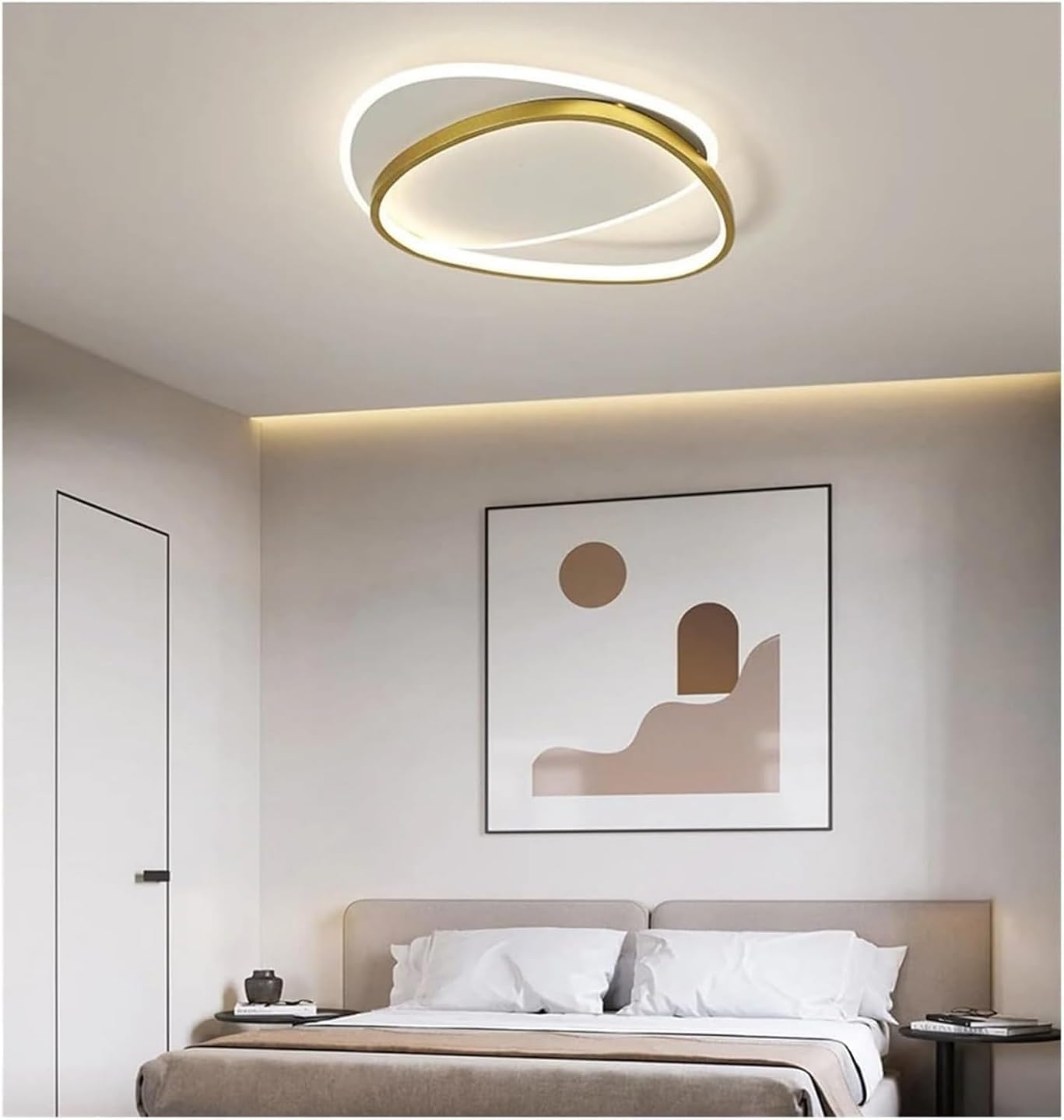Plafonnier LED moderne pour harmoniser l'éclairage du salon - 8
