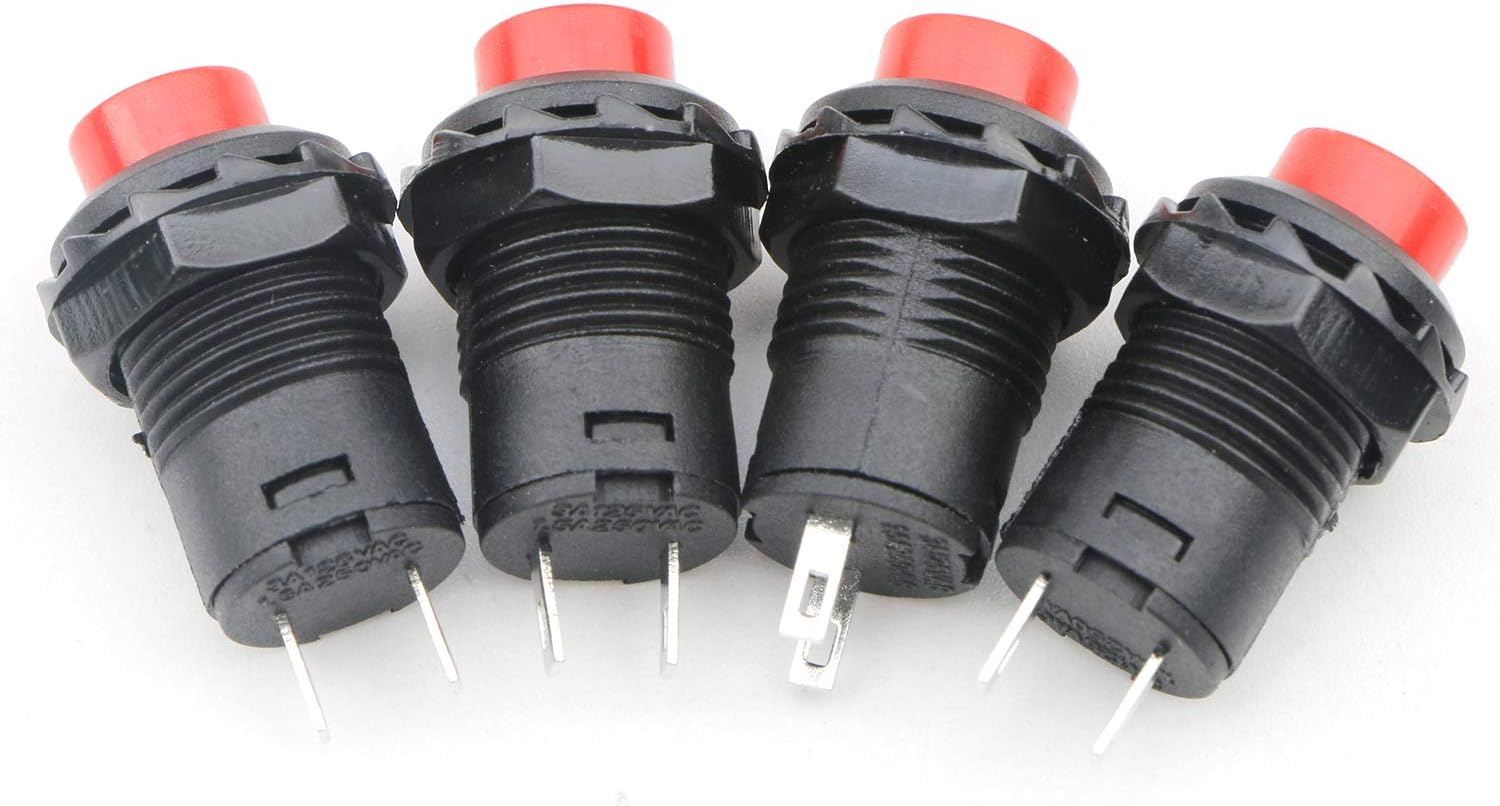 🛒 Flаѕh Sаlе Senmod 10 PCS Mini 2 Pin Round Toggle Self-locking Power Push Button Switch,DIY Electronics Round Button 50% оƒƒ Dіѕсоunt Senmod 10 PCS Mini 2 Pin Round Toggle Self-locking Power Push Button Switch,DIY Electronics Round Button
