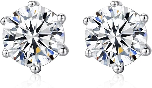 Vista 27 de OUXi Aretes de plata de ley 925 para mujer, hipoalergénicos con orejas sensibles