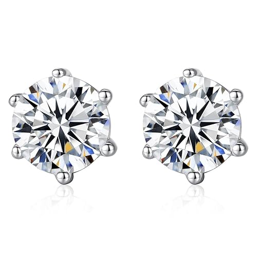 Miniatura 44 de Dainty Sterling Silver Hoop Dangle Earrings for Women, OUXi 18K Gold Plated Huggie Drop Earrings with Cubic Zirconia, Moon Star Small Hoop Earring