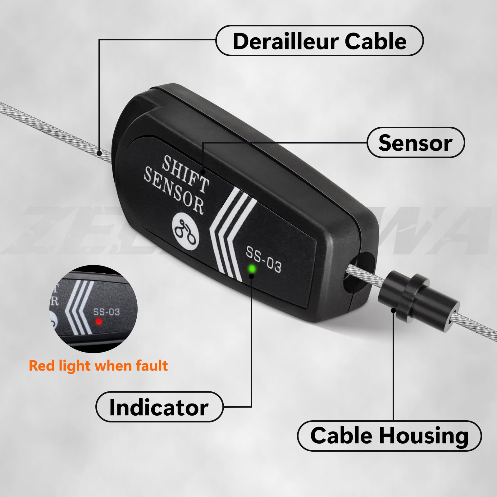 Schaltsensor für BAFANG BBS01B BBS02B BBS-HD Gearsensor für BAFANG Motor und eBike Umrüstsatz mit 3-poligem Stecker 2025 neueres Modell