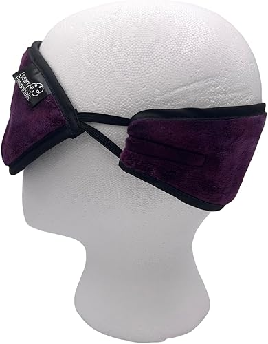 Miniatura 9 de Dream Essentials Utopia - Máscara de lujo para dormir, hecha a mano en los Estados Unidos, algodón transpirable, diadema ancha ajustable, hombres y