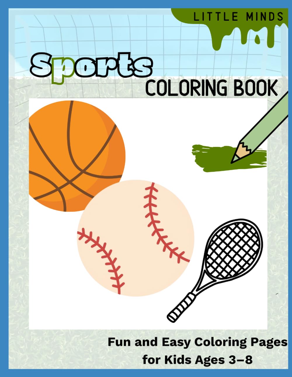 Little Minds: Sports Coloring Book: Sports Coloring Book