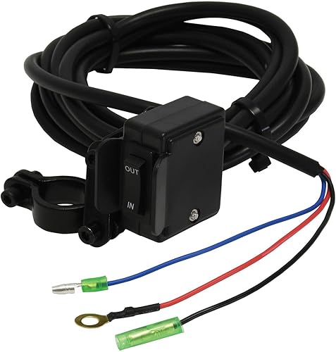 Miniatura 9 de Superwinch 1125270 Terra 2500SR Powersports Winch 12V DC 2500lb/1133.99kg Tirador de una sola línea UTV/ATV con Hawse Fairlead, 3/16 pulgadas x 40