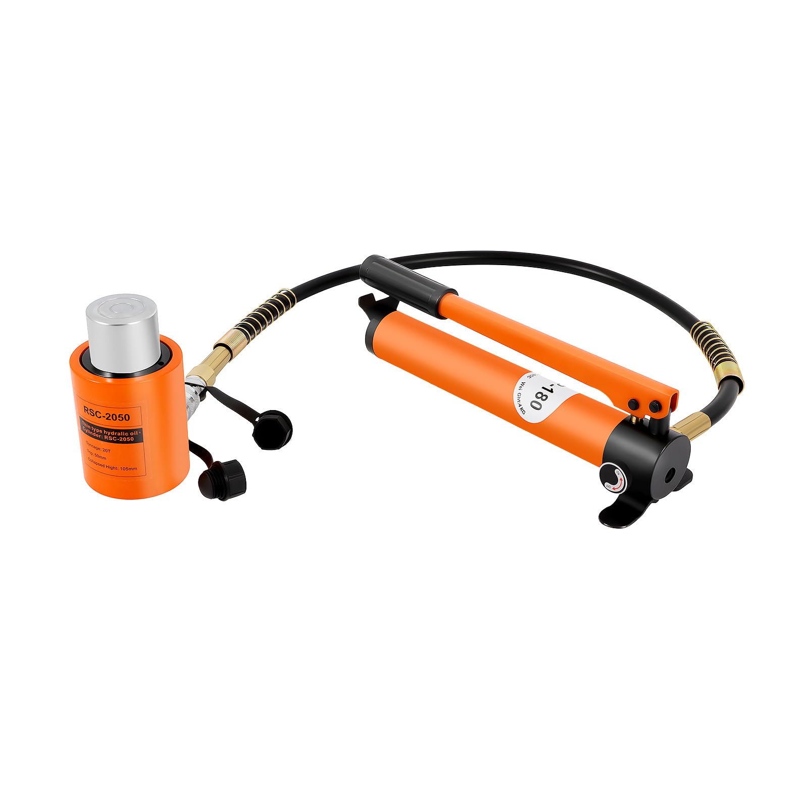 Hydraulik Handpumpe 20T 50mm Hydraulikzylinder Hebebock Mit 70Mpa 350CC Manuelle Hydraulische Pumpe 1m Hochdruckschlauch Und Zubehör Manueller Betrieb