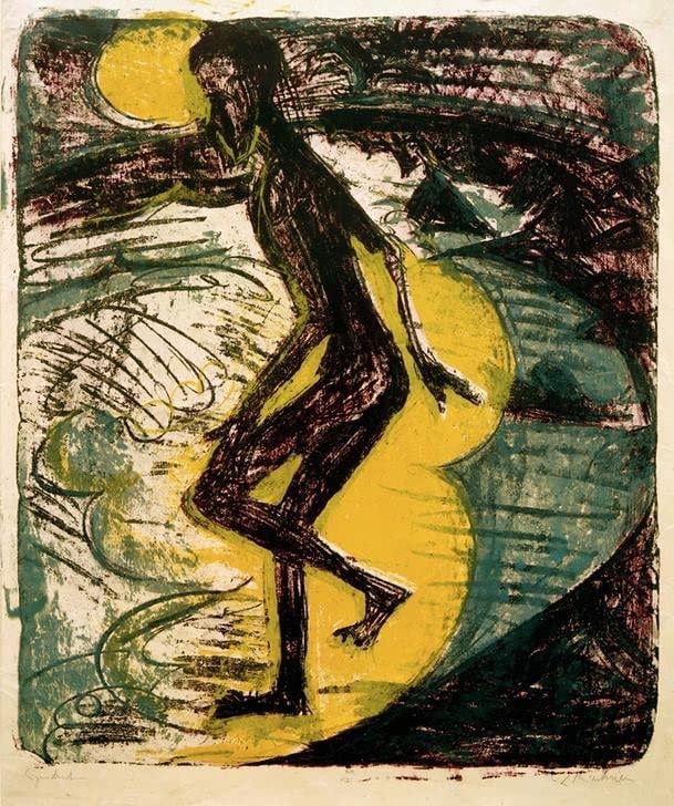 Affiches et gravures Ernst Ludwig Kirchner déco murale salon contemporain