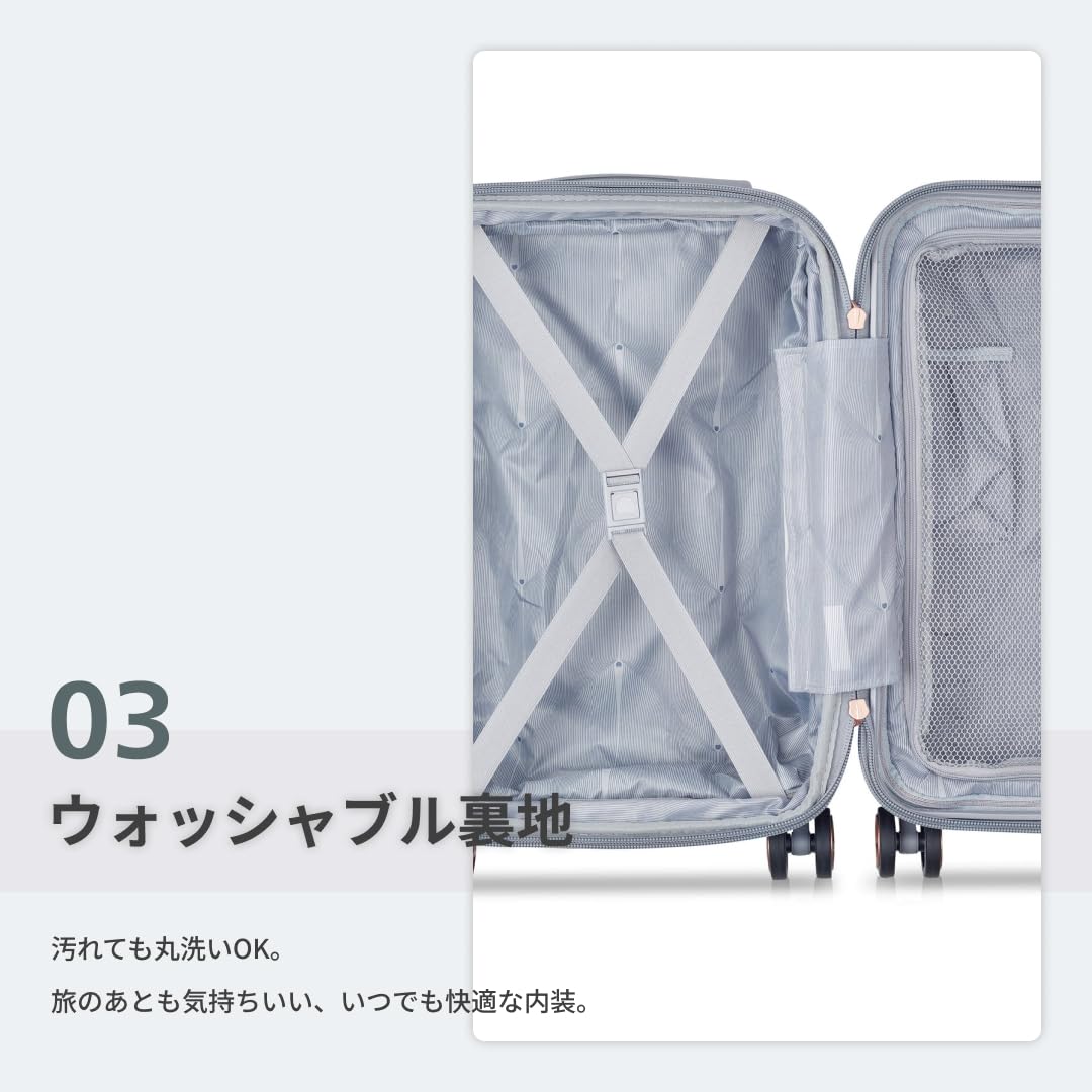 DELSEY PARIS - SHADOW 5.0 - Valigia rigida da cabina 55 cm x 35 cm x 25 cm - 38 L - S - Platino