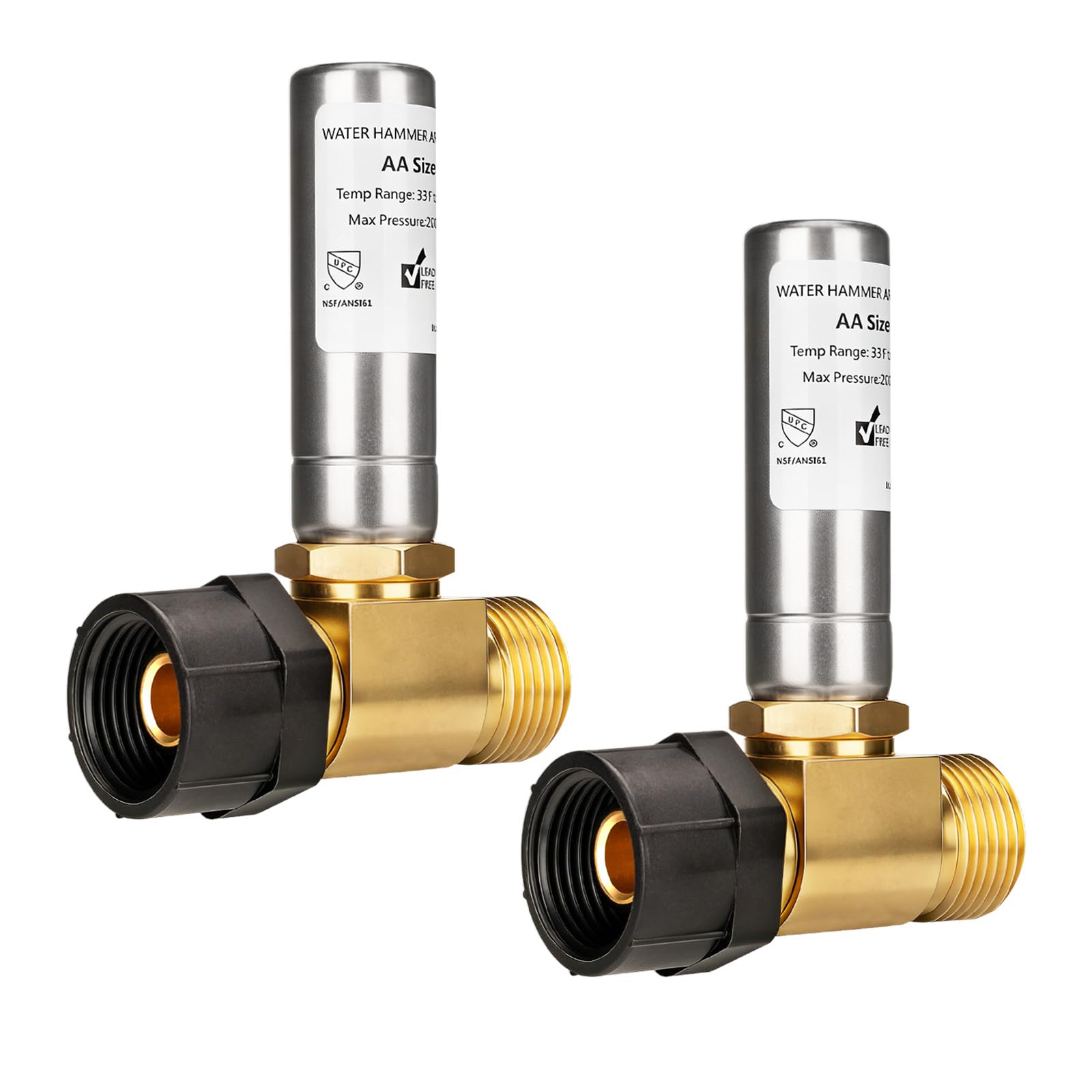 Stop Water Hammer Noise - Stainless Steel Arrestor -12