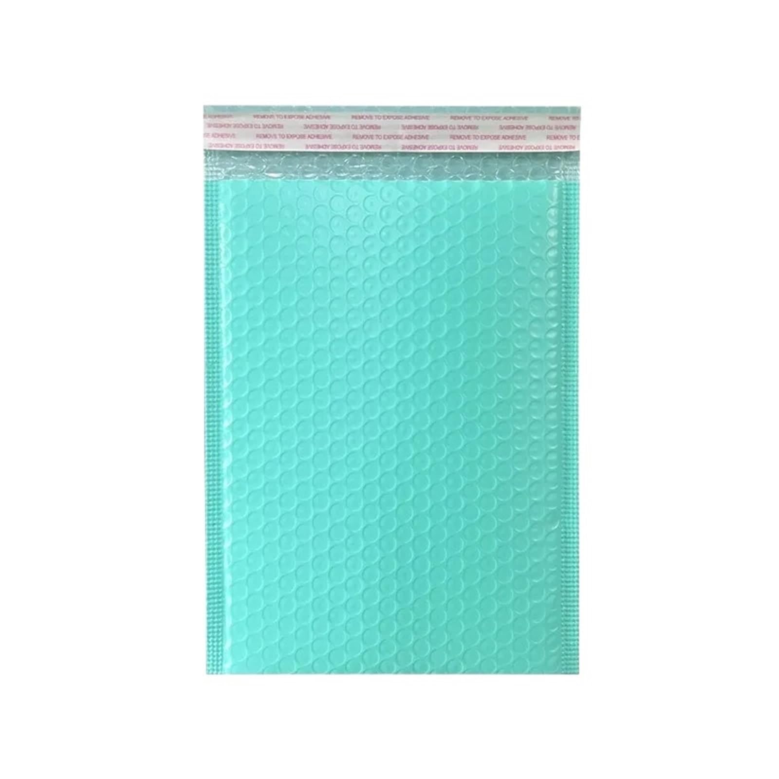 piccola borsa per la spedizione 20 buste imbottite con bolle d'aria in polietilene, autosigillanti(25x30cm Green)
