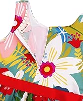 Vista 183 de Vestido de verano para niña, de algodón, con diseño floral