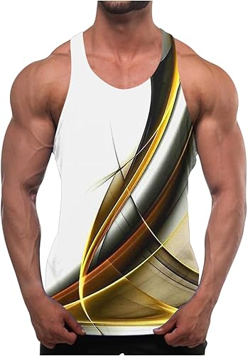 Camiseta Mangas Estampado de mármol Hombre camisola Mangas Cuello Redondo Camiseta tipo túnica Camisetas Deportivas