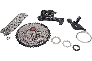 12-Speed Groupset with Shifter, Rear Derailleur, Cassette, and Chain