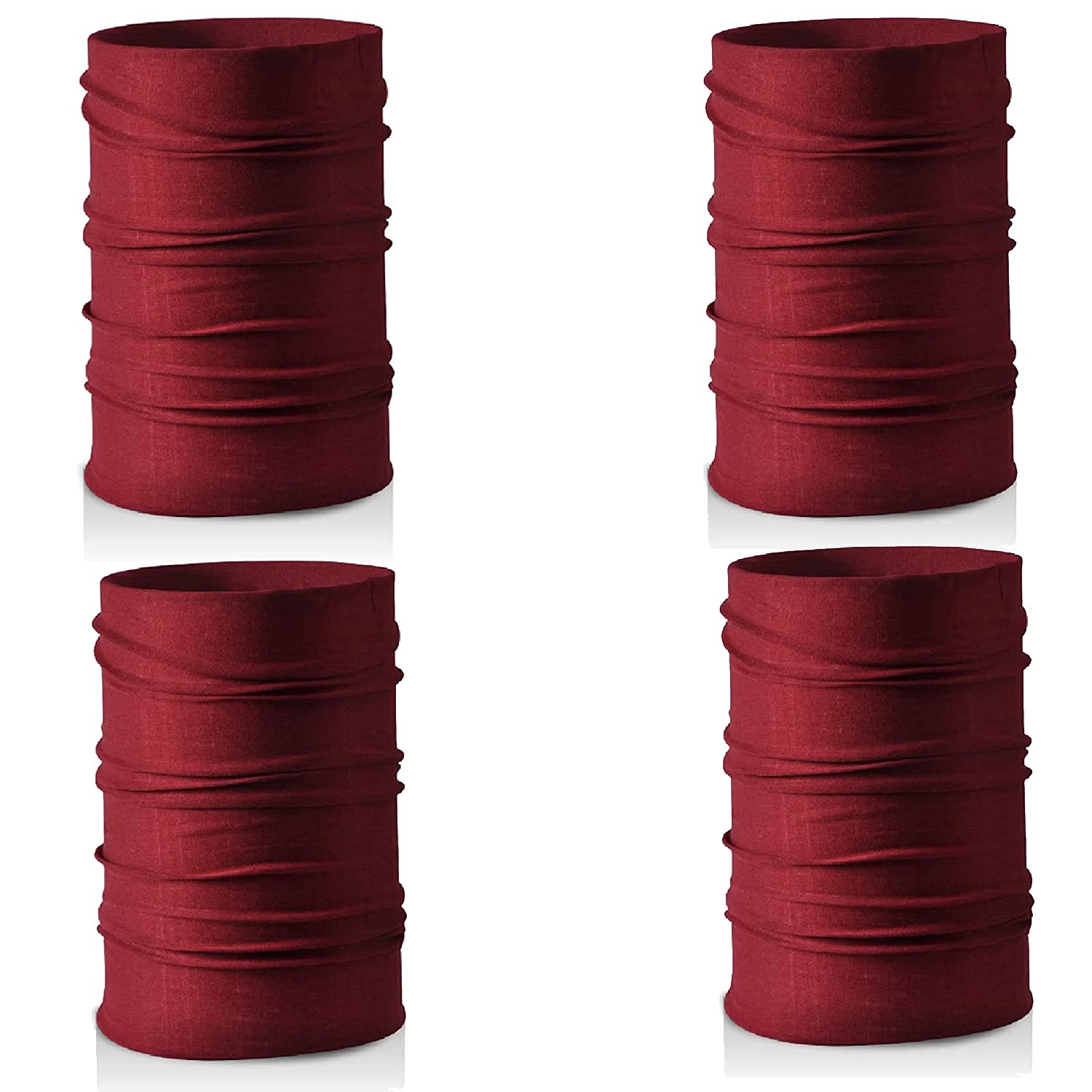 aadikart Mens Head Cover Band Bandana Stretch Hair Style Japanese 4 Maroon b-picture-2