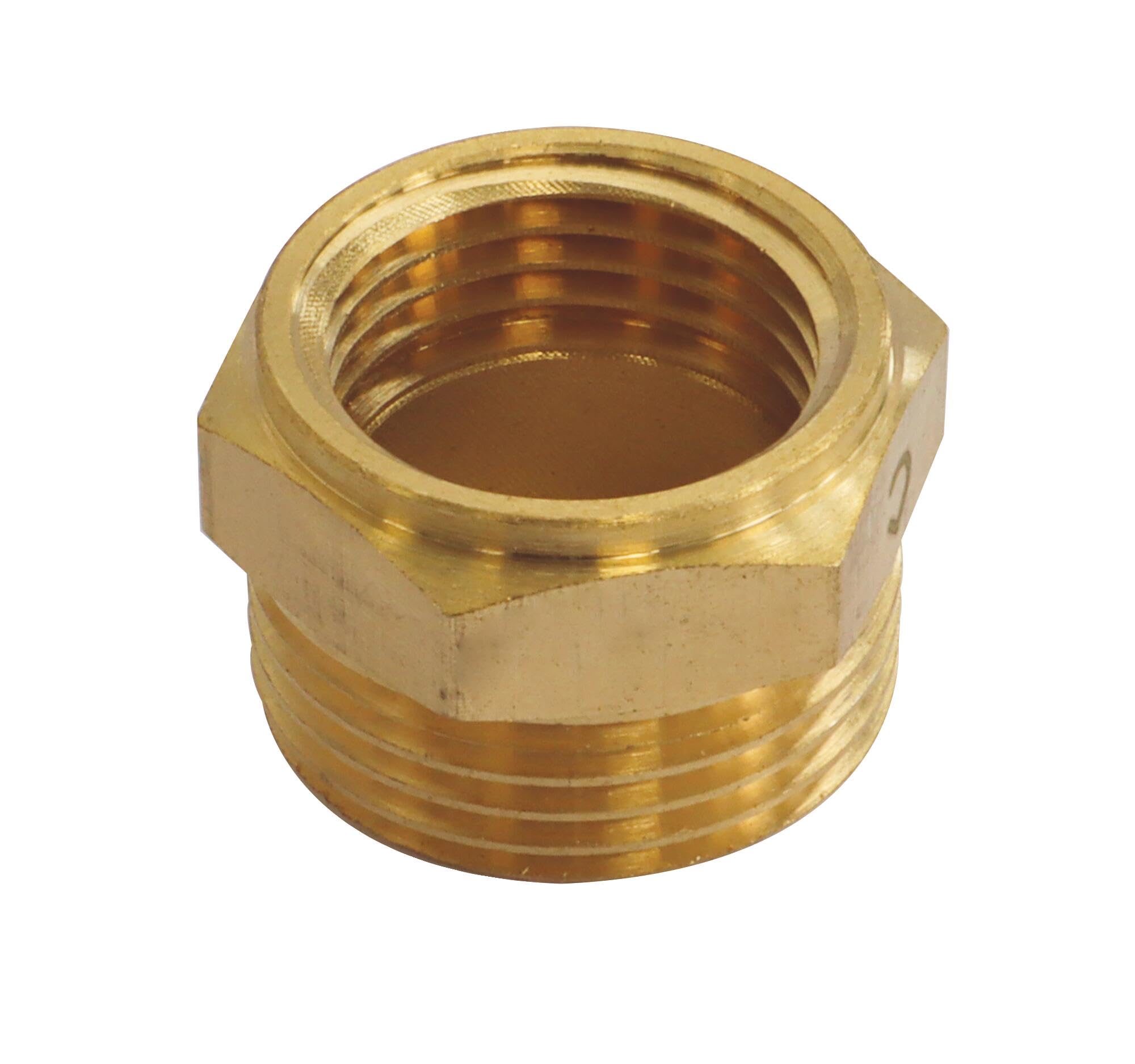 SOMATHERM FOR YOU, Réduction laiton Mâle 20/​27 - Femelle 15/​21, raccord brut pour connexion rapide, résistant à la corrosion, compatible avec tous raccords filetés, étanchéité facile