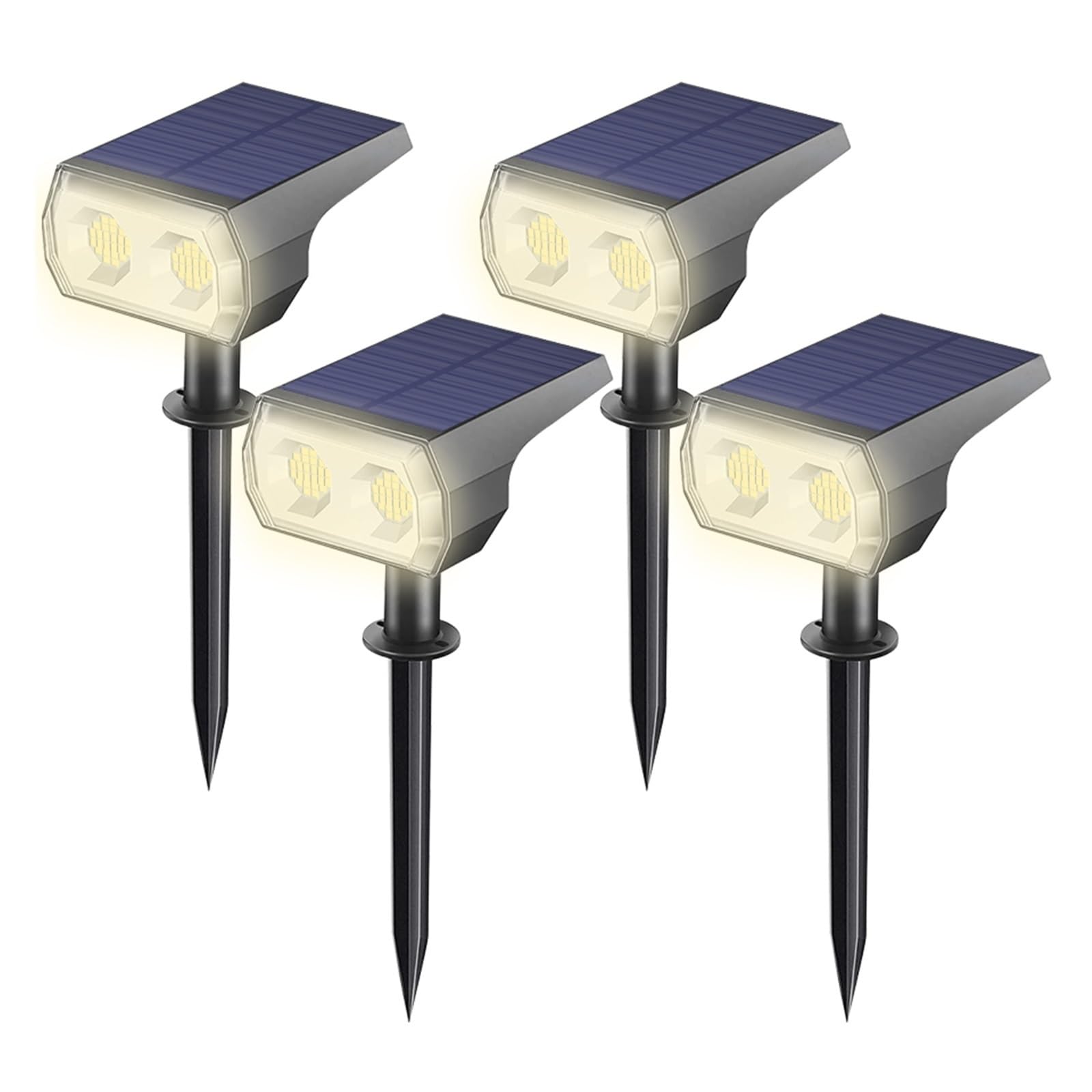 Lumières Extérieures 48 LED Étanche Sans Fil pour Rue Mur et Décoration de Jardin