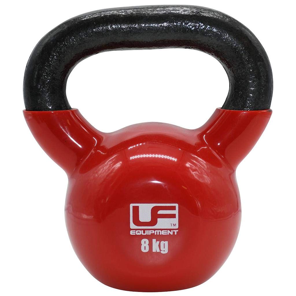 Urban Fitness Cast Iron Kettlebell Workout Home Gym Weights (8kg)