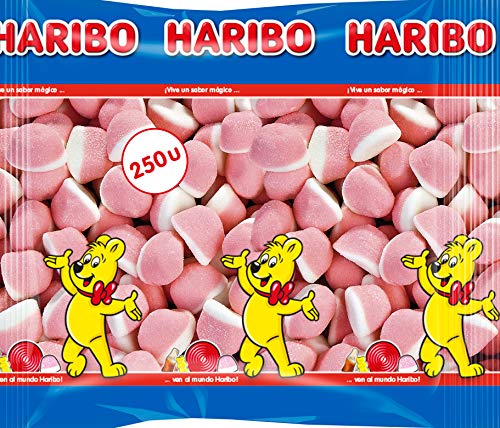 HARIBO Besitos Nata-, 1 X 250u, Fresa, 1625 Gramo