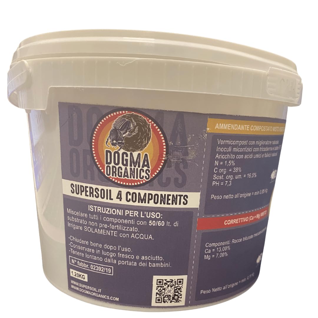 Supersoil 4 componenti | Dogma Organics (EXTRA SMALL 1,2 Kg)
