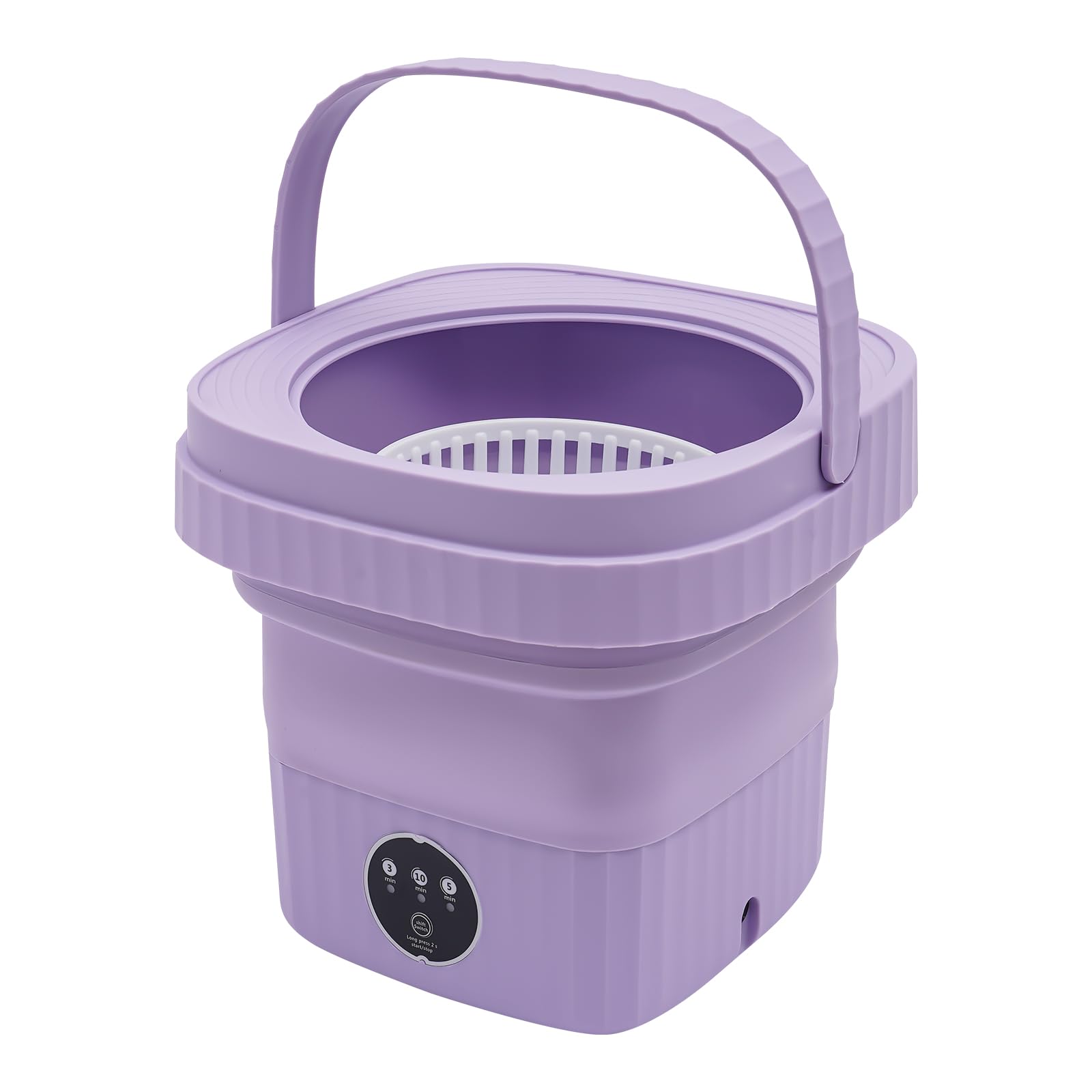 Mini lavatrice pieghevole 6 L,40 W con una lavatrice che combina lavaggio, asciugatura e centrifuga, per campeggio, viaggio e biancheria intima