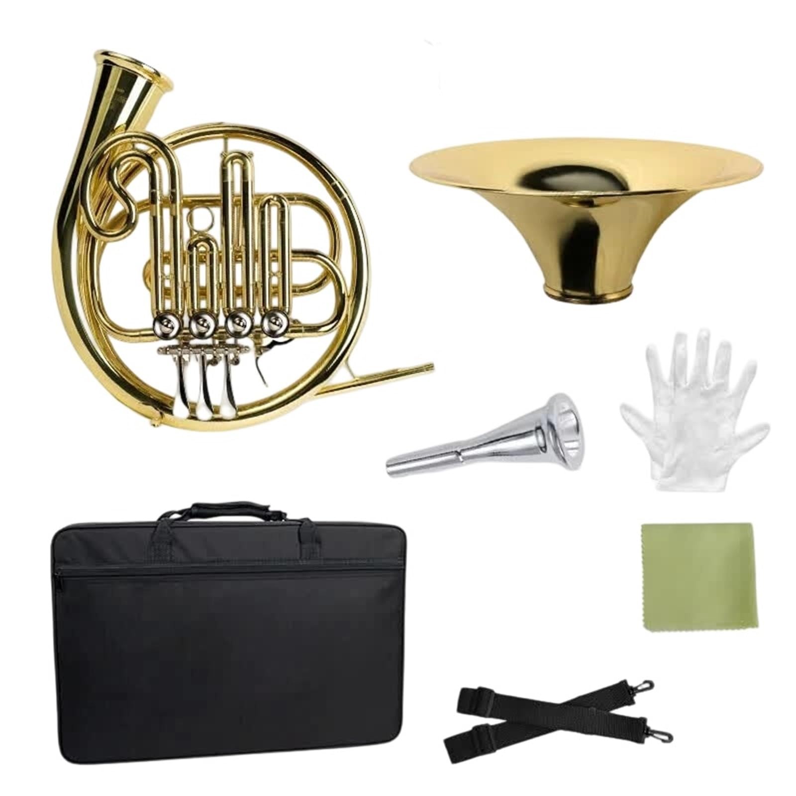 Cor Français Et Kit Cor Français Performance À Quatre Touches À Une Rangée Examen Noté Couleur Or