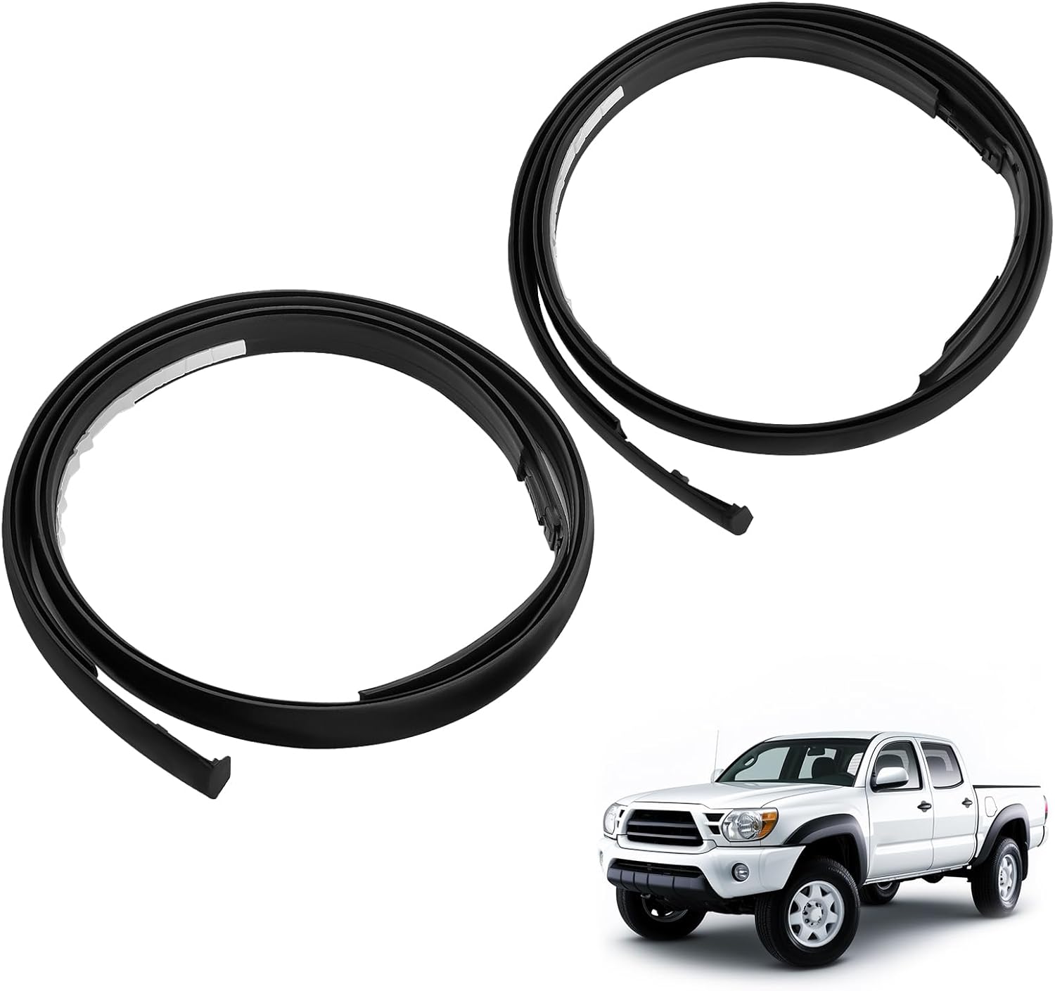 maXpeedingrods 2PCS Roof Molding Drip Weatherstrips for Toyota Tacoma Double CAB 2005-2015 Left & Right 75551-04062 75551-04061 75551-04060 75552-04062