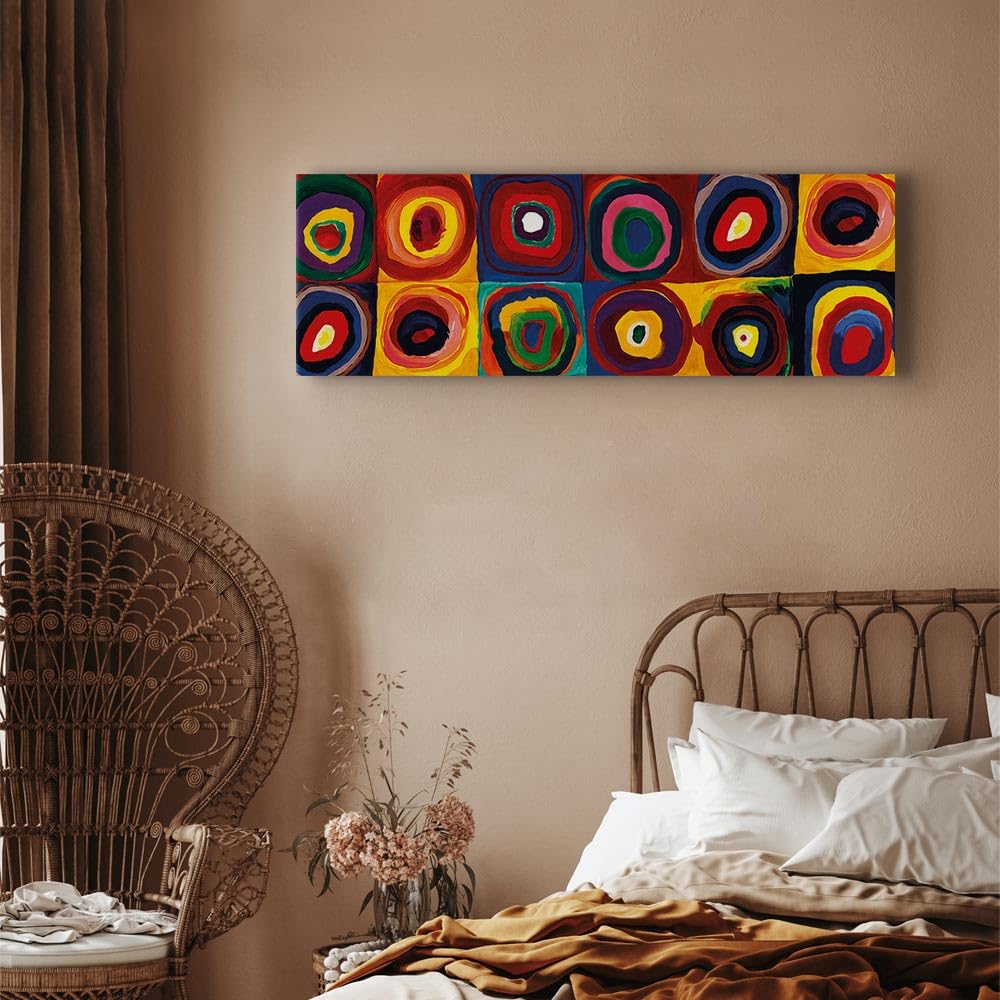 B&D XXL - Quadro Acustico Natura Paesaggio 5 pezzi schiuma acustica Quadri Moderni su Tela non