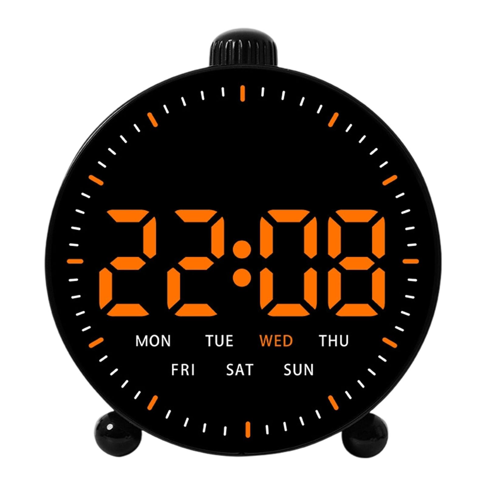 PANGBOER Electronic Timer Clock with Large LED Screen Quiet Perfect for Study Rooms Sensitive Sleepers Electronic Clock