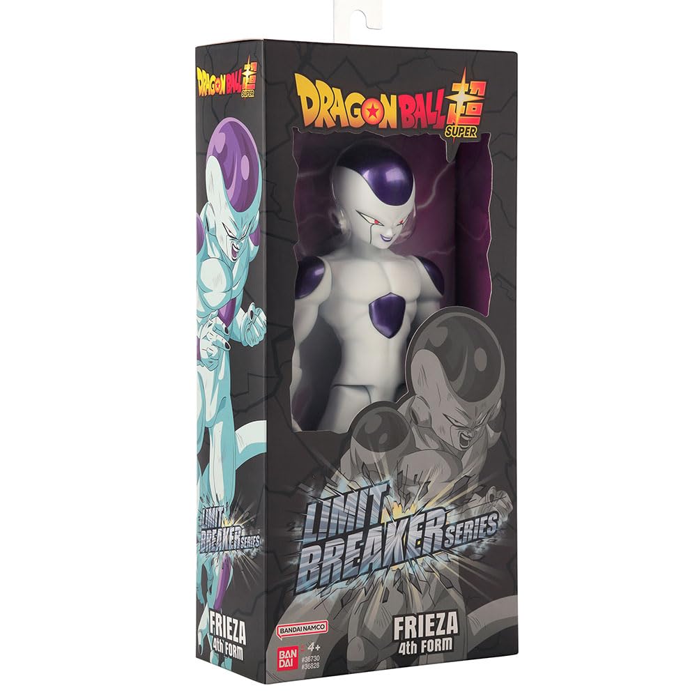 BANDAI - Dragon Ball Super - Figurine géante Limit Breaker - Figurine Freezer 4è Forme - Licence Officielle Dragon Ball - Grande Figurine Frieza 4th Form 30cm - Jouet Enfant 4 Ans et + - 36828