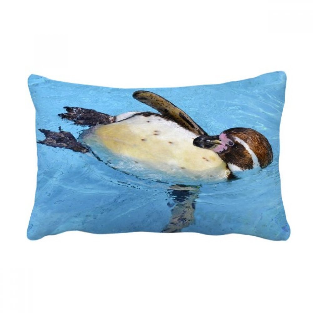 Coussin Manchot Antarctique Nature 40x60 cm pour Décoration Canapé Salon