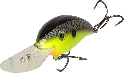 Strike King (HC3XDE-432) Señuelo de pesca Elite 3XD, Crankbait de buceo profundo, 2 pulgadas, 7/16 onzas, inmersiones a 10 pies, cámaras de