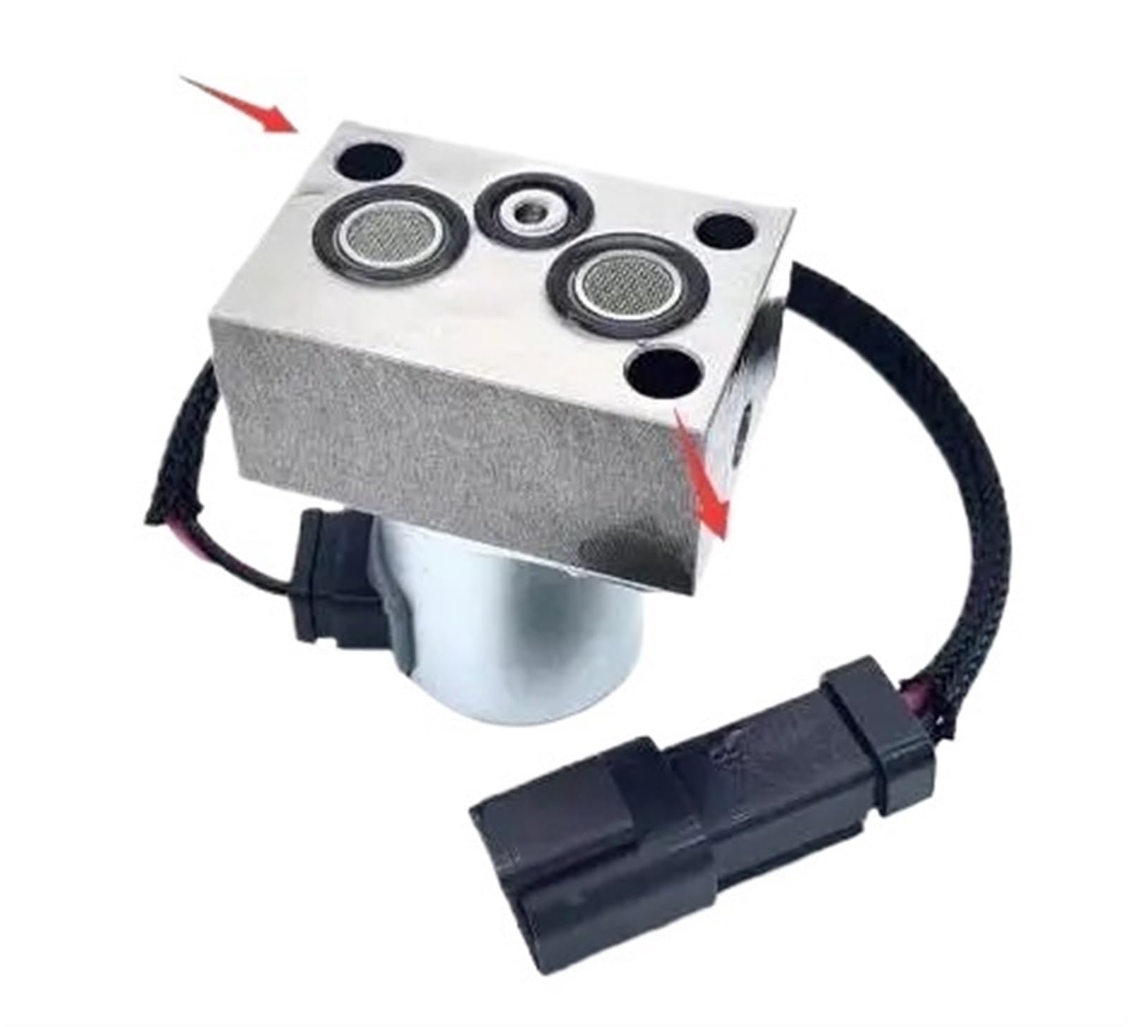 Zbbladm One Color 702-21-57400 7022157400 For Excavator Pc350-7 Pc300-8 Pc400-7 Pc400-8 Pc450 Solenoid Valve Hydraulic Pump Solenoid Valve(3 Hole Flat)