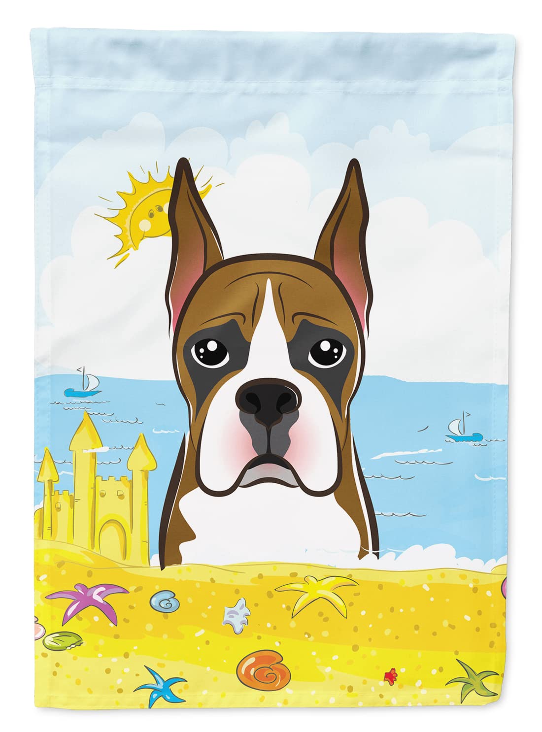 Drapeau de maison Boxer Summer Beach Flag Caroline's Treasures BB2091CHF en toile multicolore