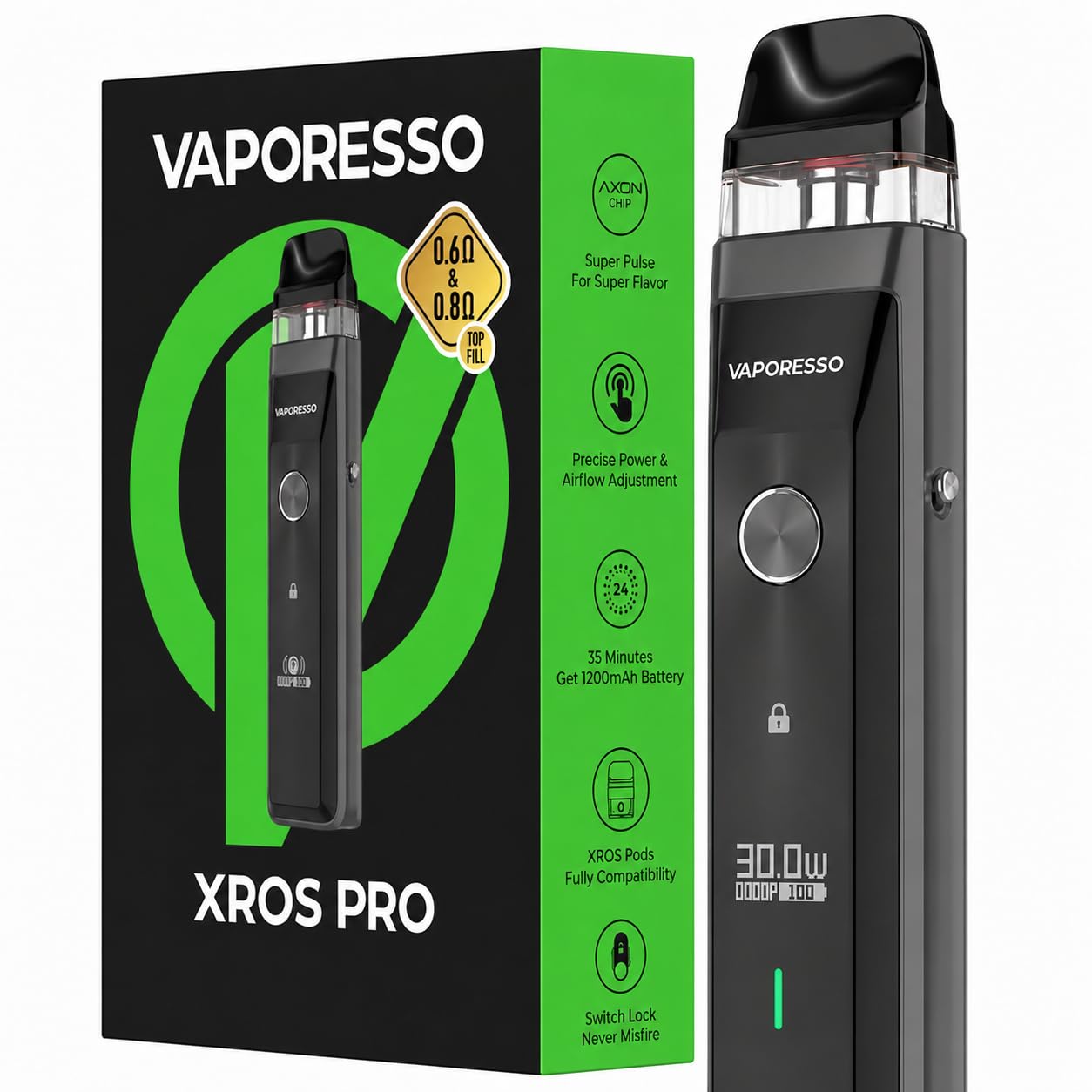 VAPORESSO XROS Pro Pod Vape Kit [Black]