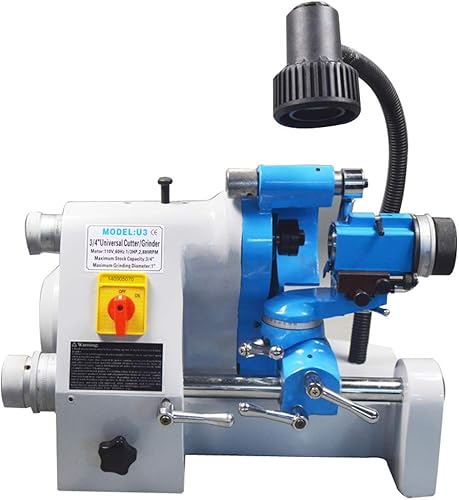 Miniatura 1 de INTBUYING 220V U3 Afilador de amoladora para fresadora final R8 Collect Grinding Machine