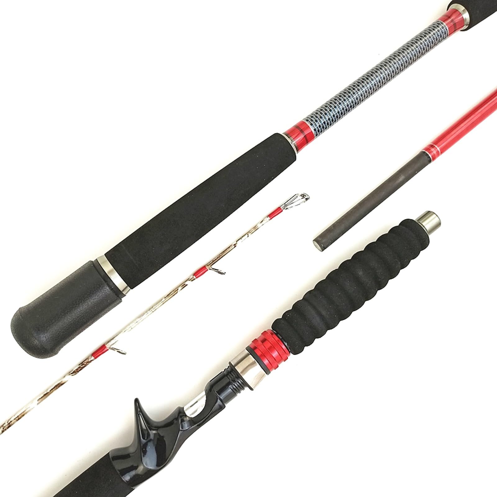 Best Rod And Reel For Shore Fishing – HDNSYNE Fishing Poles 5 Feet Very Strong Rod Slow Jigging ...