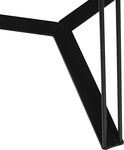 Miniatura 5 de Deco 79 Mesa decorativa, S2 19 pulgadas, 23 pulgadas de alto, color negro