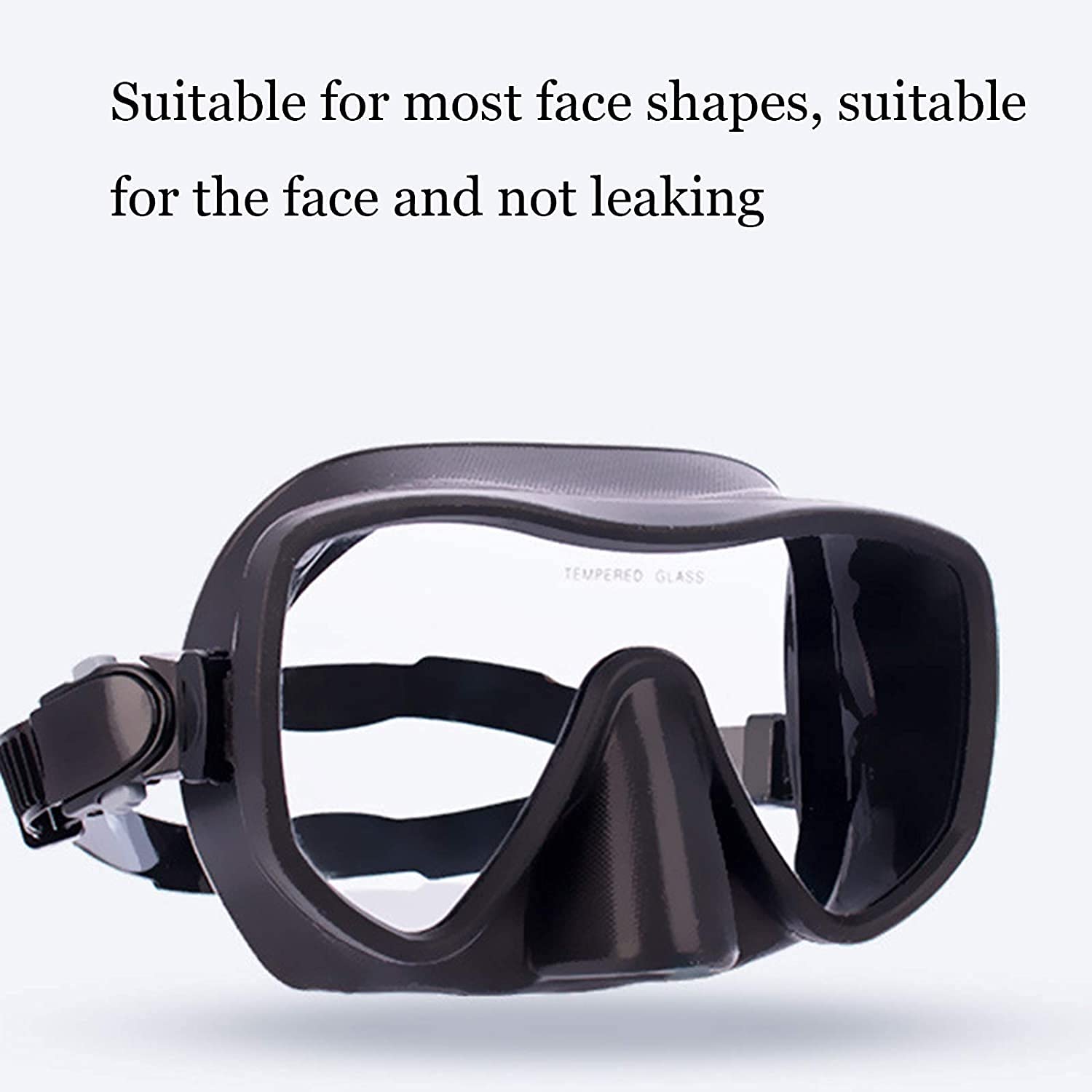MRKU Maschera da Snorkeling Integrale, Occhiali da Sub Impermeabili ad Alta Definizione, Set da Snorkeling Completamente Asciutto, Adatta al Viso, respirazione Confortevole, Adatta per Adulti